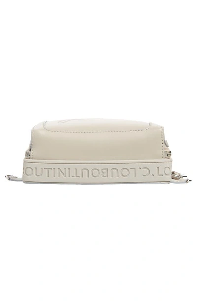 Shop Christian Louboutin Loubifunk Leather & Jacquard Backpack In Goose/ Goose/ Goose