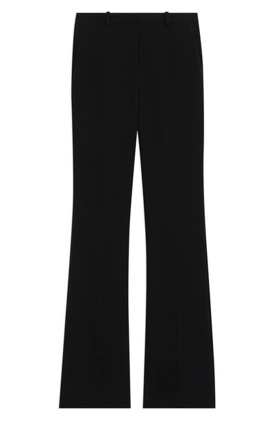 Shop Theory Slim Fit Flare Trousers In Black