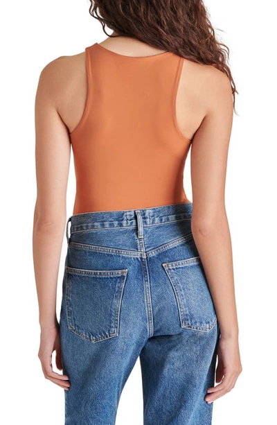 Steve Madden Nico Sleeveless Bodysuit In Sienna