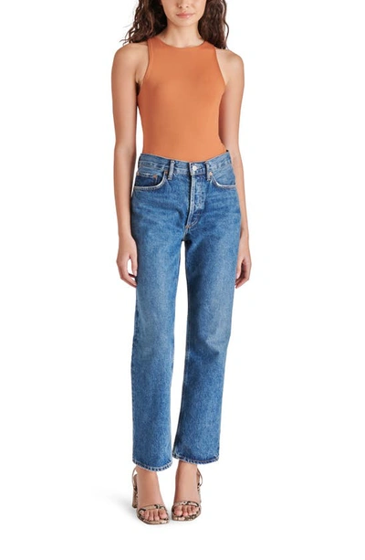 Steve Madden Nico Sleeveless Bodysuit In Sienna