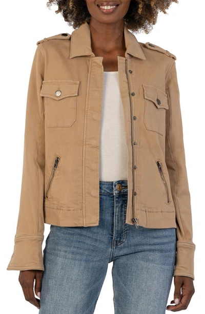 Shop Kut From The Kloth Boxy Cargo Jacket In Cafe