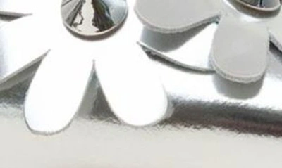 Linea Paolo Narcisus Pointed Toe Flat In Silver