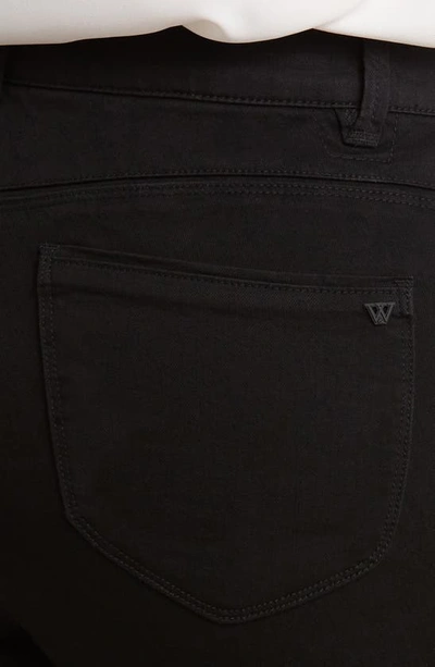 Wit & Wisdom Sawyer 'ab'solution High Waist Straight Leg Jeans In Black