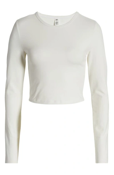 Shop Bp. Crewneck Crop Top In White Blanc