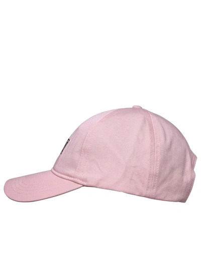 Shop Ganni Pink Cotton Hat