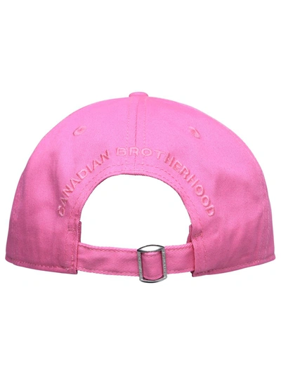Shop Dsquared2 Pink Cotton Hat