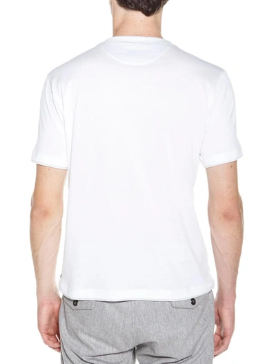 Shop Eleventy T-shirts And Polos In White, Melange Lt. Gray