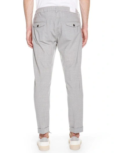 Shop Eleventy Trousers In Gray