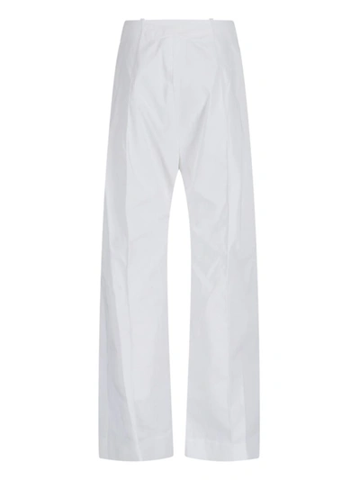 Shop Patou Trousers In White