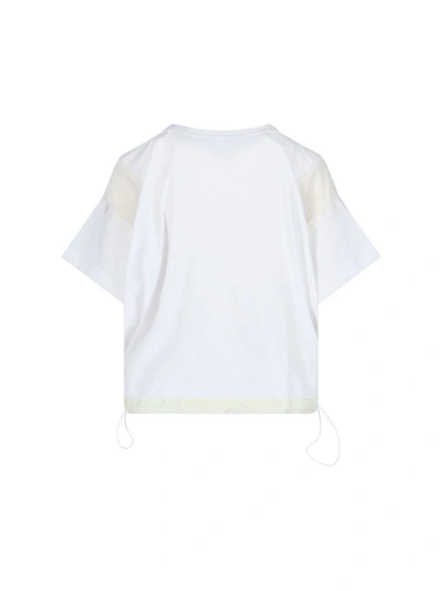 Shop Sacai T-shirts And Polos In White