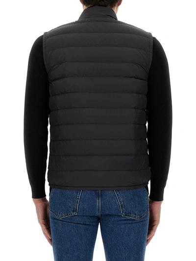 Shop Woolrich Down Vest In Black