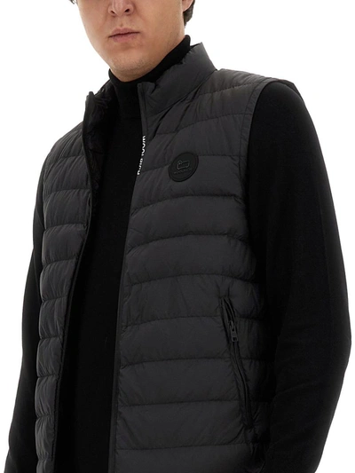 Shop Woolrich Down Vest In Black