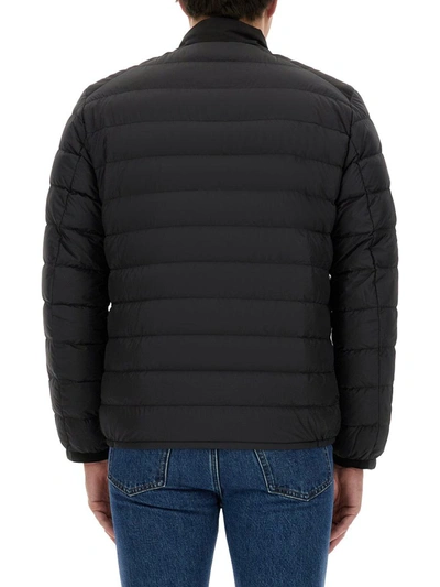 Shop Woolrich Jacket With Logo In Black
