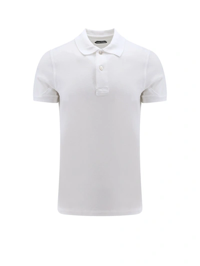Shop Tom Ford Polo Shirt In Beige