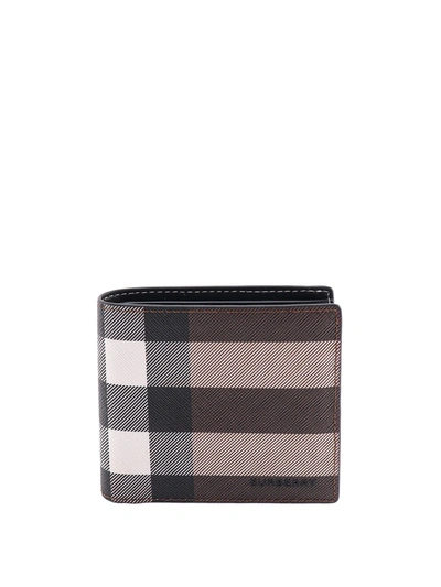 Shop Burberry Wallet In Dark Birch Brown