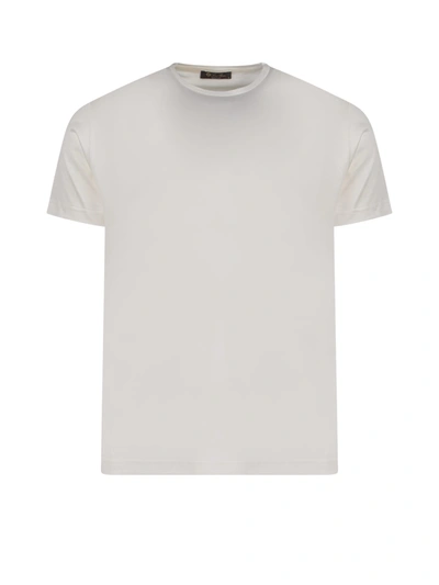 Shop Loro Piana T-shirt In Optical White