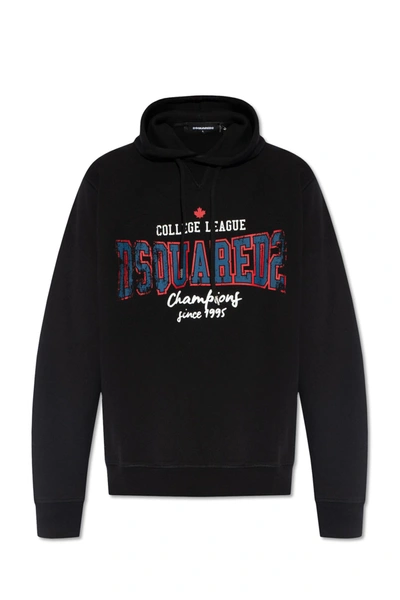 Shop Dsquared2 Hoodie With Logo In Black