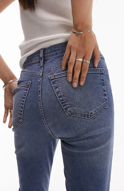 Shop Topshop Jamie Skinny Jeans In Mid Blue