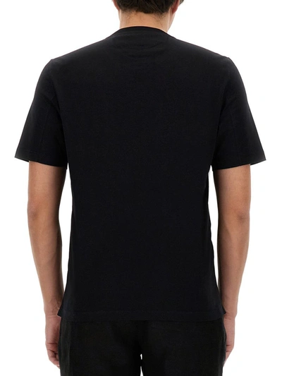 Shop Brunello Cucinelli T-shirt With Logo In Black