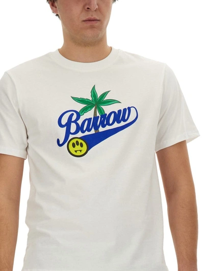 Shop Barrow T-shirt With Logo Unisex In White