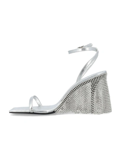 Shop Kate Cate Kate Sandal 90 In Silver