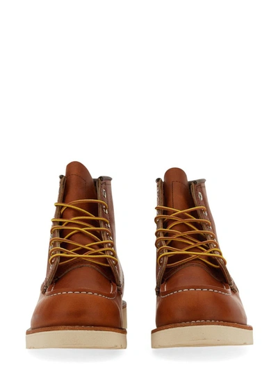Shop Red Wing Shoes Moc Toe Boot In Brown