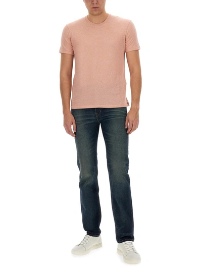 Shop Tom Ford Regular Fit T-shirt In Pink