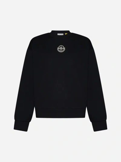 Shop Moncler X Roc Nation By Jay-z Logo Sweatshirt In Black