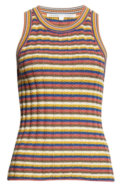 Shop Veronica Beard Jerrel Stripe Sweater Tank