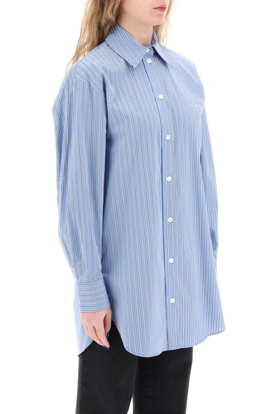 Shop Isabel Marant Cylvany Maxi Shirt In Blue