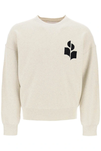 Shop Isabel Marant Marant Wool Cotton Atley Sweater In Neutro