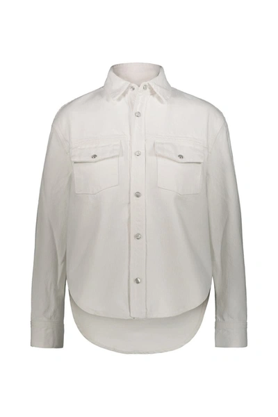 Shop Wardrobe.nyc Denim Jacket Clothing In White