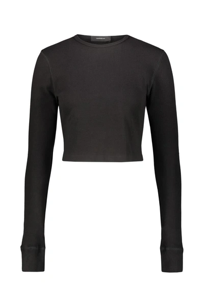 Shop Wardrobe.nyc Hailey Bieber Long Sleeve Tee Clothing In Black