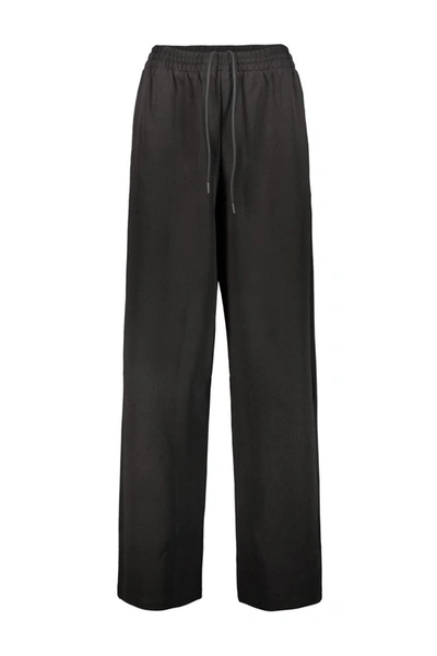 Shop Wardrobe.nyc Semi Matte Track Pant Clothing In Black