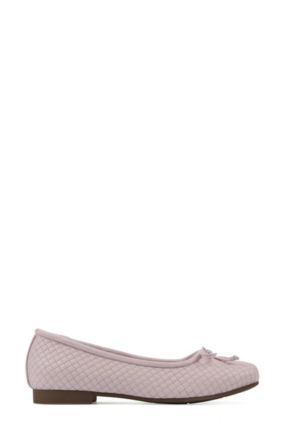 Shop Cliffs By White Mountain Bessy Ballet Flat In Pale Pink/ Smooth