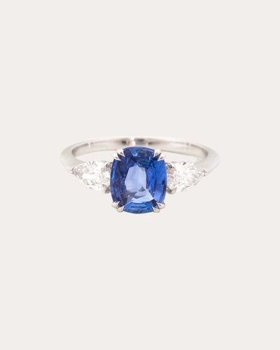 Shop Yi Collection Women's Ceylon Sapphire & Diamond Eternal Ring In Blue