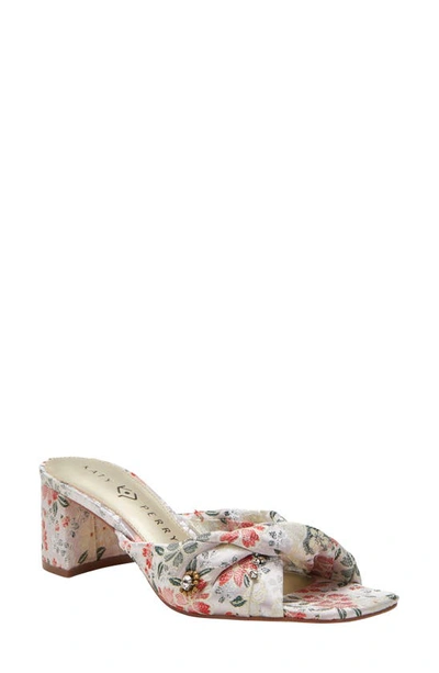 Shop Katy Perry The Tooliped Twisted Sandal In Chalk Multi