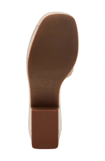Katy Perry The Busy Bee Platform Slide Sandal In Tan Multi