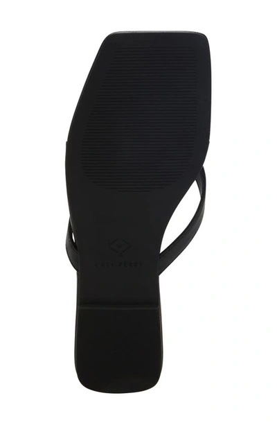 Katy Perry The Camie Shell Flip Flop In Black