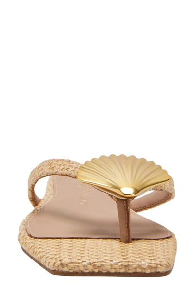 Katy Perry The Camie Shell Flip Flop In Natural