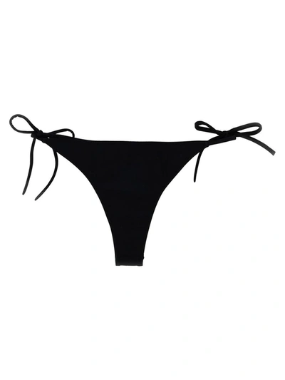 Shop Vetements 'logo' Bikini Briefs In Black