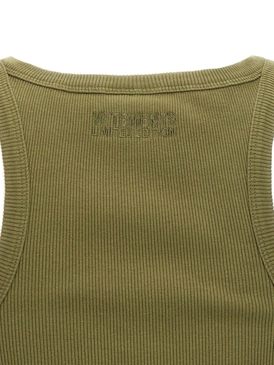 Vetements "speedy Tank Top" Robe In Green