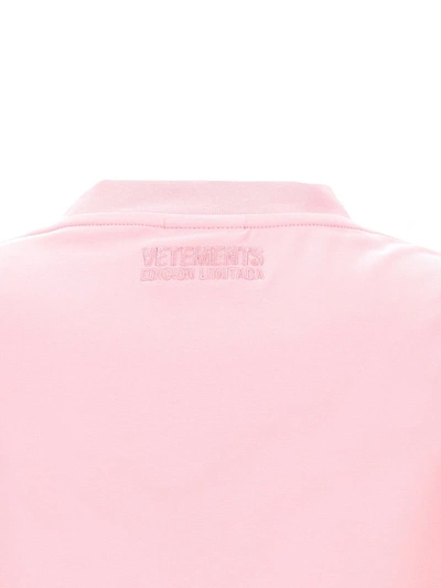 Shop Vetements 'te Quiero' T-shirt In Pink