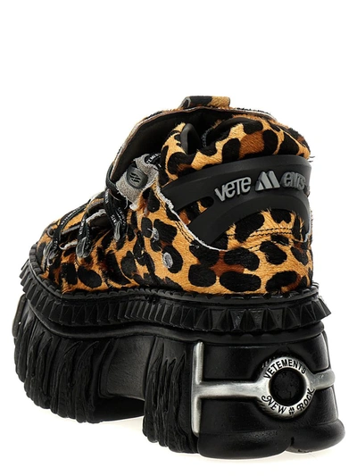 Shop Vetements X New Rock 'platform' Sneakers In Multicolor