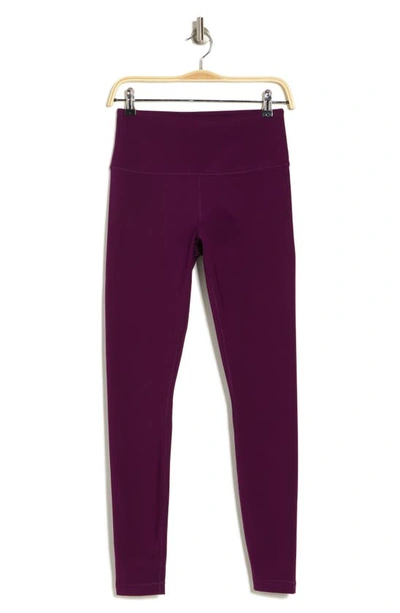 Shop 90 Degree By Reflex Polarflex Lux High Waist Fleece Lined Leggings In Potent Purple