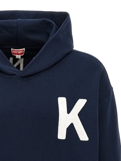 Shop Kenzo 'lucky Tiger' Hoodie In Blue