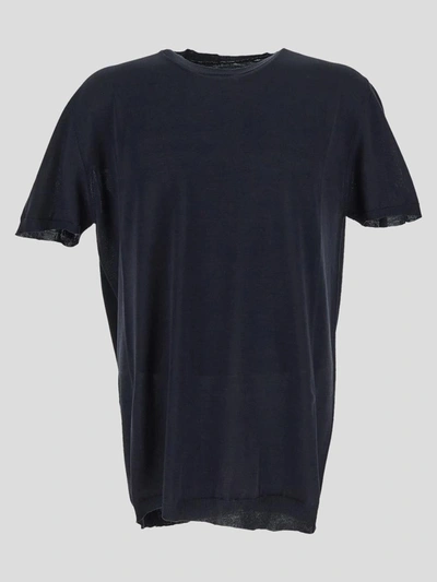 Shop Uma Wang T-shirts And Polos In Blueblack