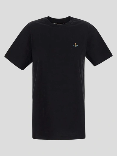 Shop Vivienne Westwood T-shirts And Polos In Black