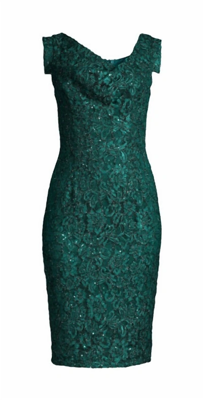 Shop Black Halo Jackie O Green Sequin Dress