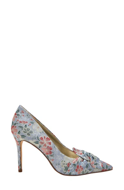 Shop Katy Perry The Revival Bow Pointed Toe Pump In Blue Multi